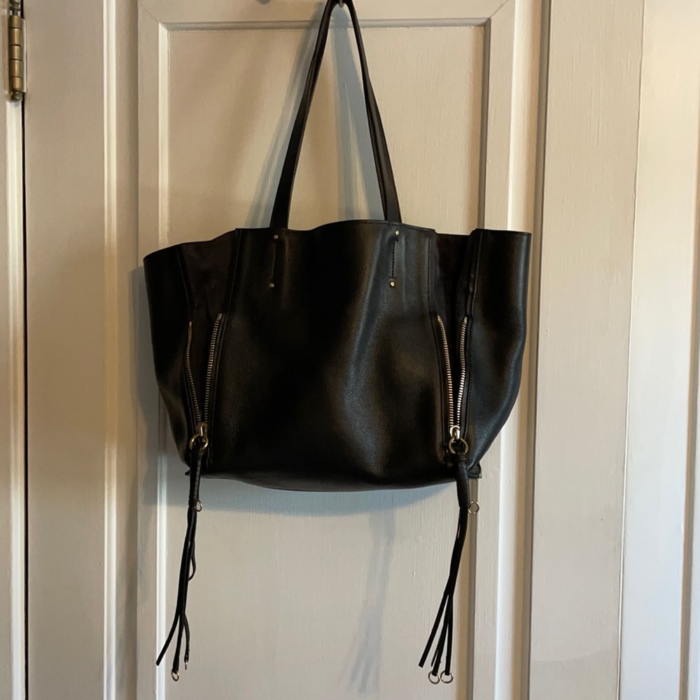 Chloe Milo Black Tote